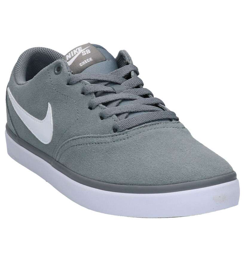 Nike SB Check Solar Kaki Sneakers in daim (262225)