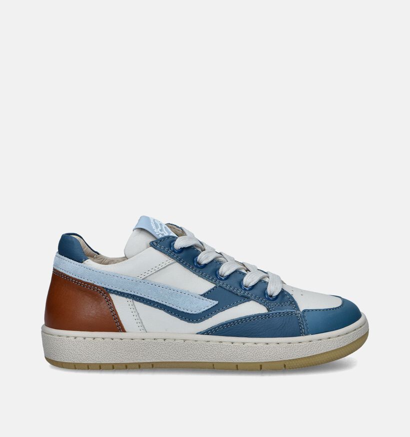 STONES and BONES Logik Chaussures à lacets en Bleu pour garçons (352731) - pour semelles orthopédiques