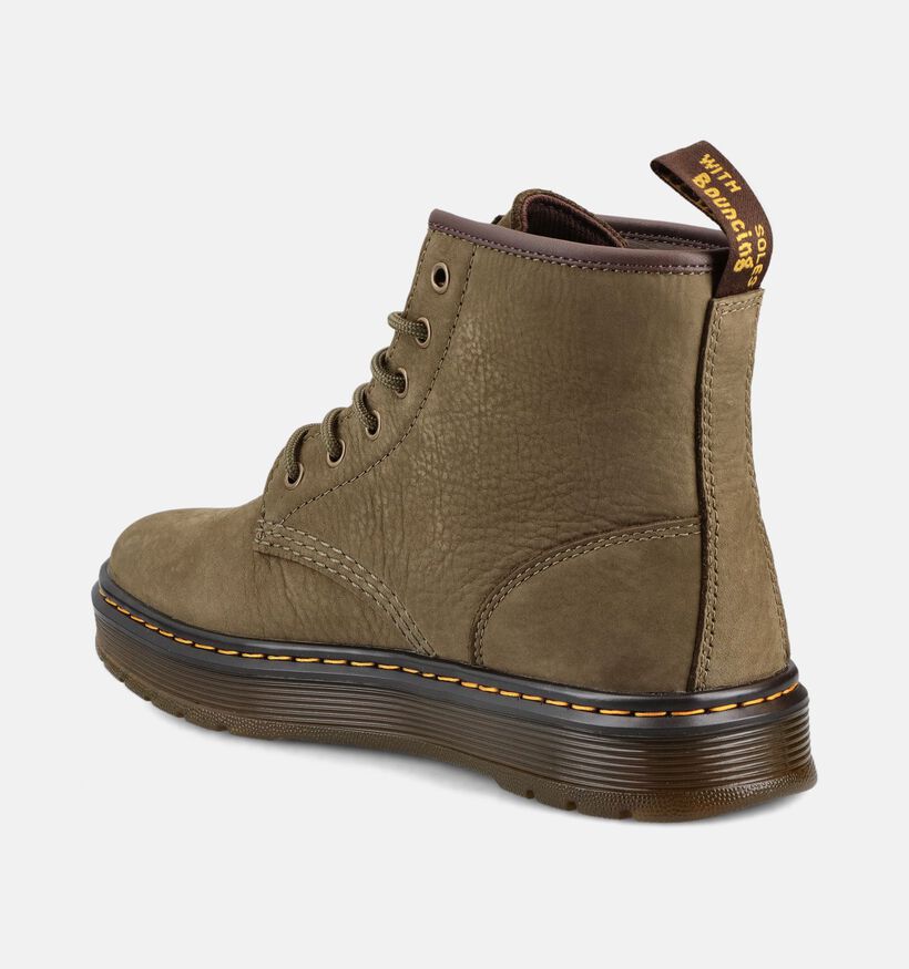 Dr. Martens Brooklyn Chukka 6 Eye Kakigroene Boots voor heren (368296) - geschikt voor steunzolen
