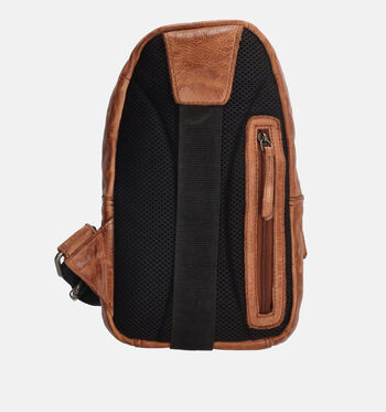 Hide & Stitches Sacs port&eacute; crois&eacute; Cognac
