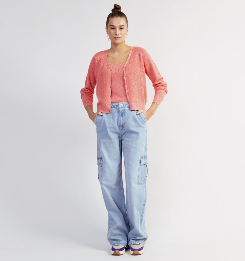 Vero Moda Newlex Shine Cardigan en Bleu pour femmes (327027)