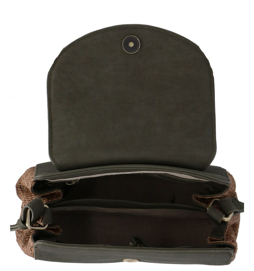 Woomen Dahlia Vegan Sac port&eacute; crois&eacute; en Noir en simili cuir (283113)