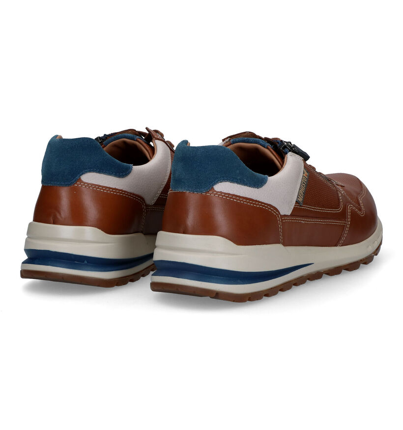 Mephisto Bradley Randy Chaussures à lacets en Cognac pour hommes (354624) - pour semelles orthopédiques