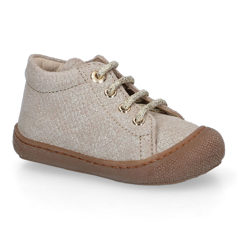 Naturino Cocoon Chaussures pour bébé en Or pour filles (316121) - pour semelles orthopédiques