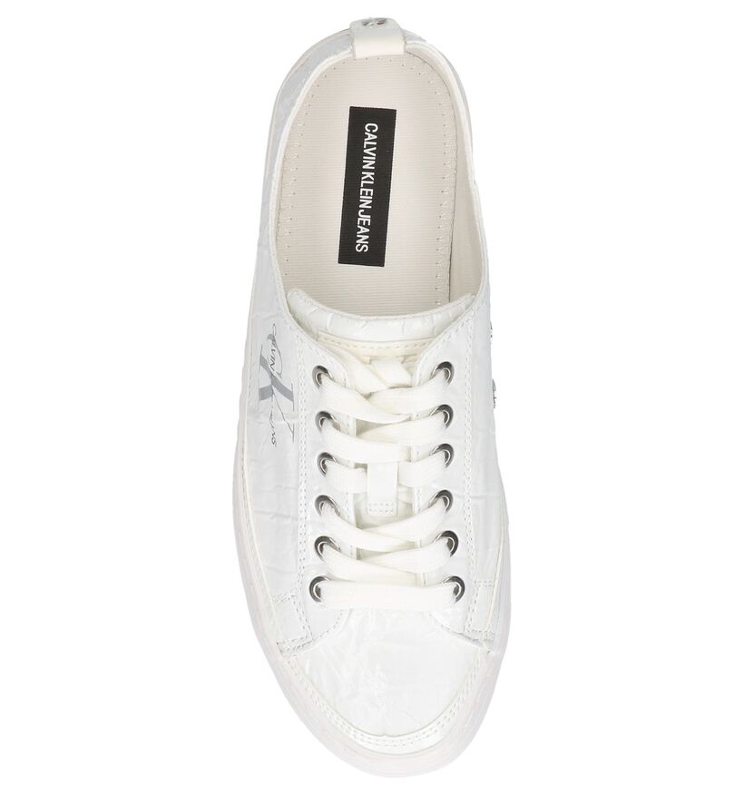 Witte Sneakers Calvin Klein Zolah in kunstleer (241689)