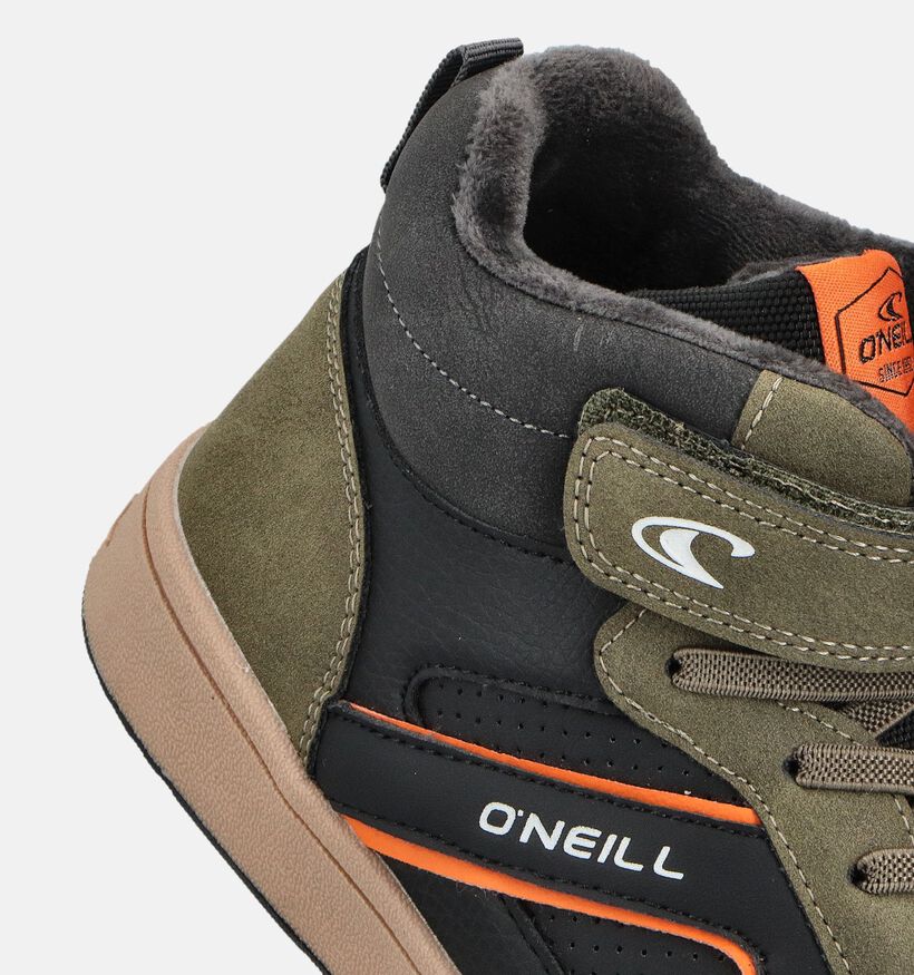 O'Neill Gulfport Mid Groene/Zwarte Sneakers voor jongens, meisjes (363276)