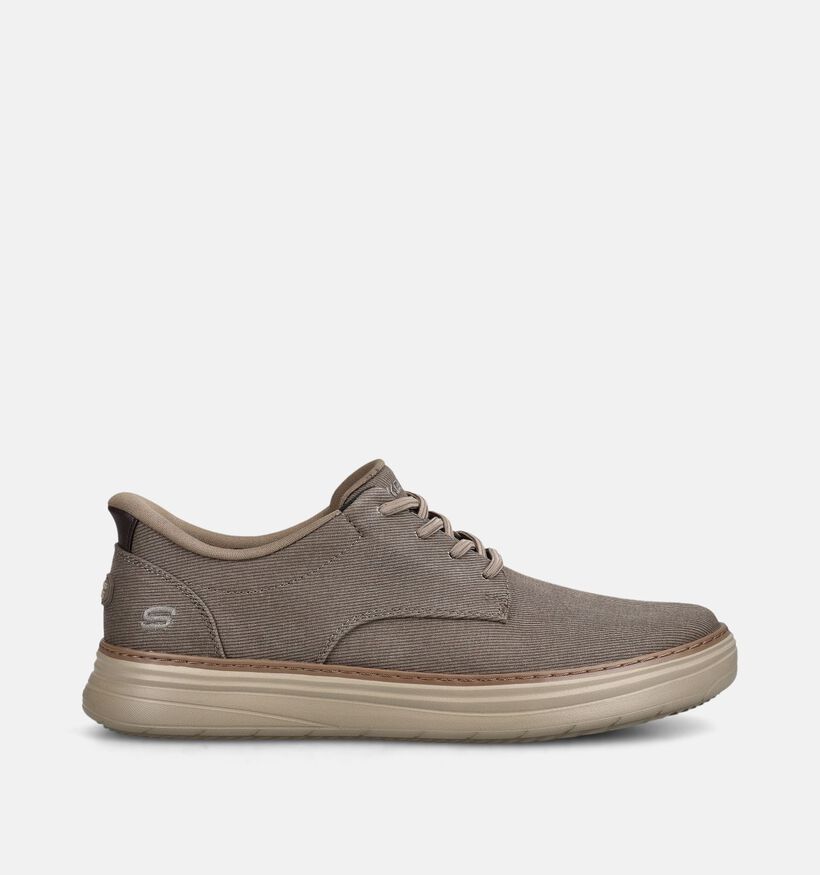 Skechers Hyland Taupe Slip-in Sneakers voor heren (367503) - geschikt voor steunzolen