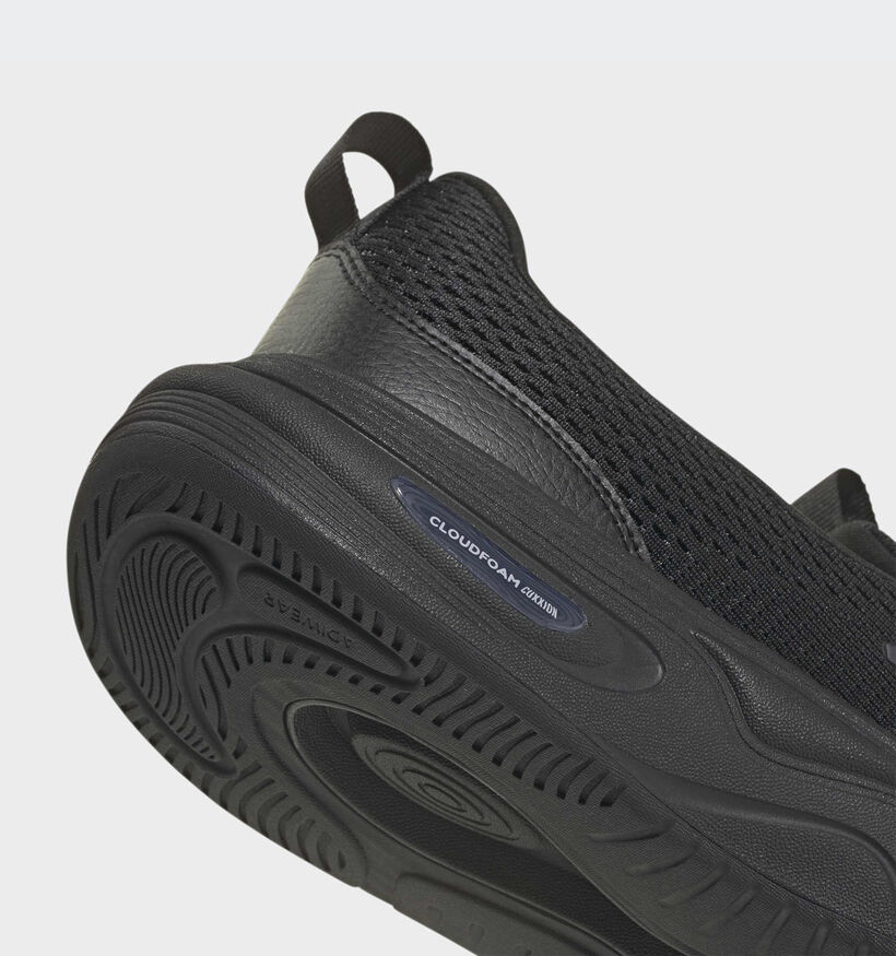 adidas Cloudfoam Cuxxion Zwarte Instappers voor heren (366799) - geschikt voor steunzolen