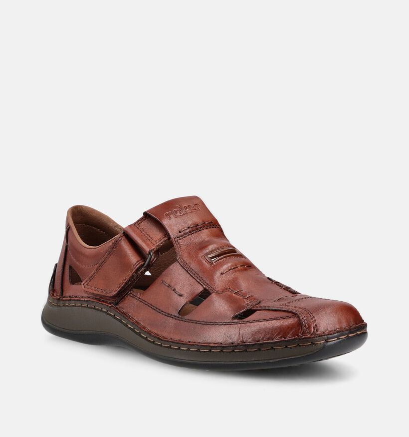Rieker Cognac Gesloten Sandalen voor heren (370480)