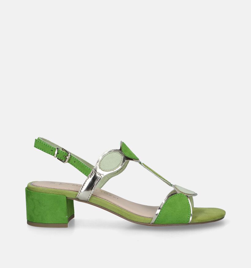 Marco Tozzi Beige Sandalen met blokhak voor dames (354219)