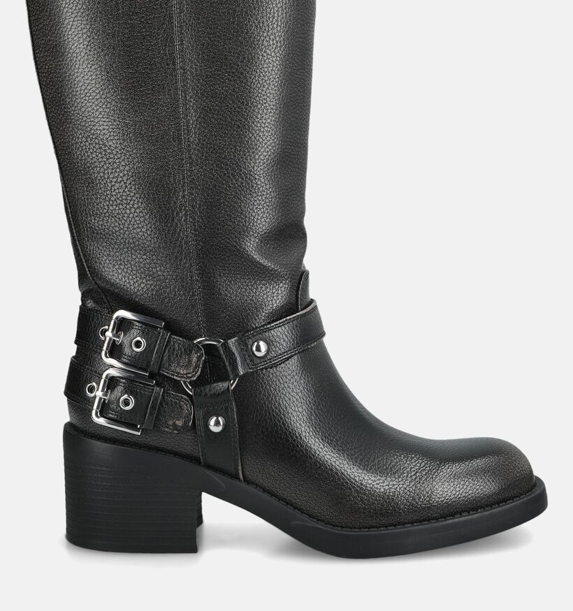 Guess Matley Zwarte Laarzen met Lage Hak voor dames (375747)