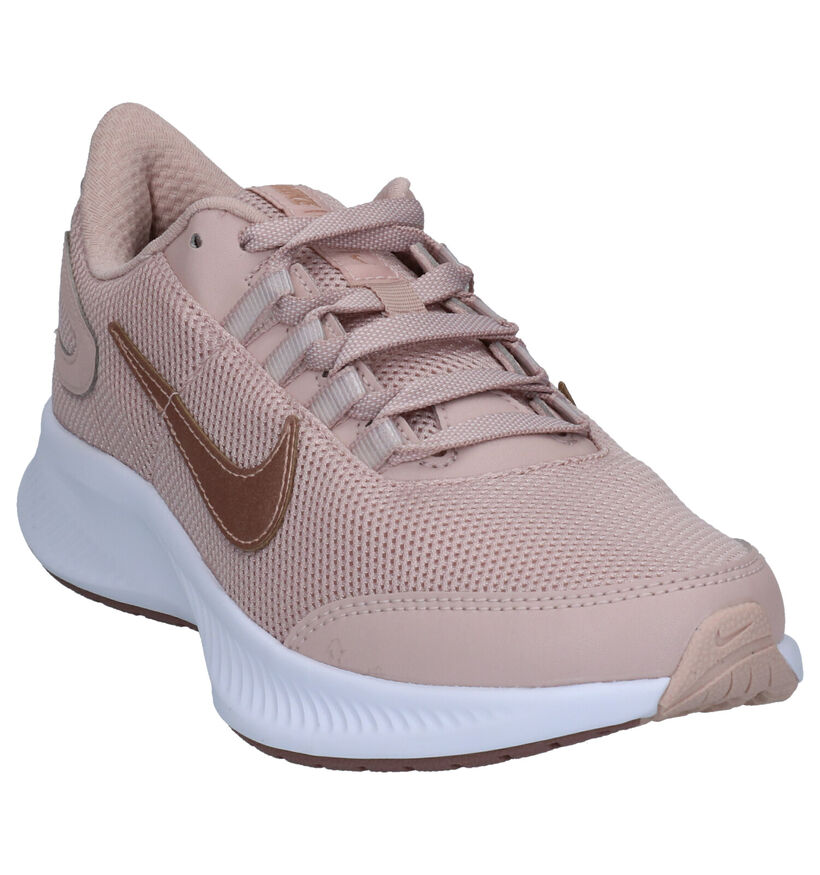 Nike Run All Day Roze Sneakers in stof (265863)