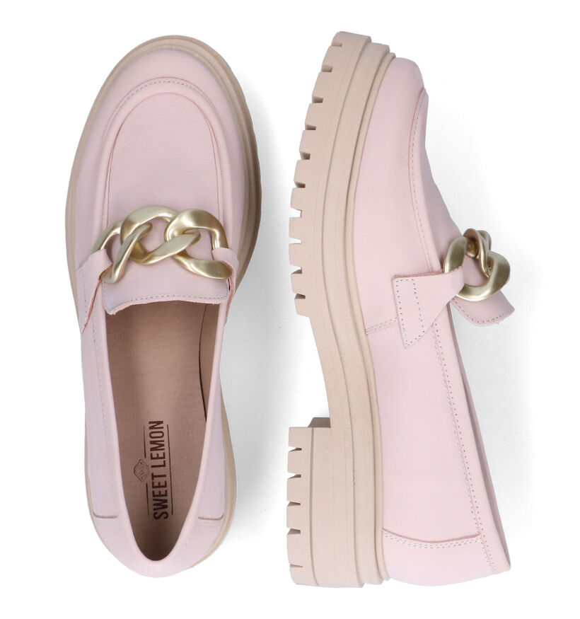 Sweet Lemon Bouleau Mocassins en Rose pour femmes (309213)