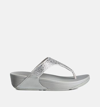 FitFlop Lulu Slippers Zilver