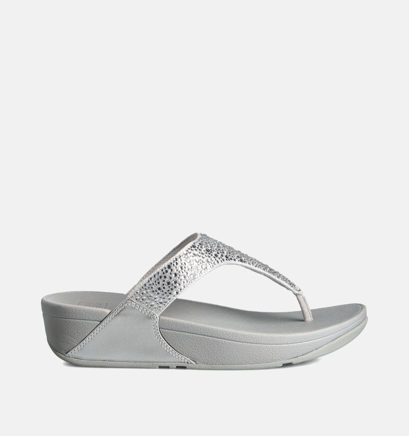 FitFlop Lulu Crystal Zilveren Teenslippers voor dames (353635)
