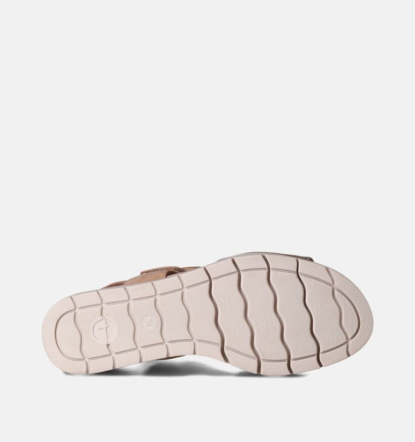 Tamaris Sandales compensées en Camel pour femmes (354368)