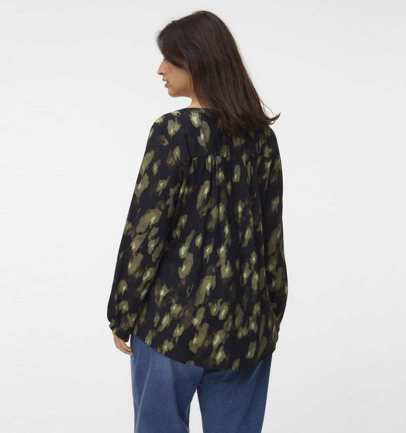 Vero Moda Curve Lanini Zwarte Blouse voor dames (378131)