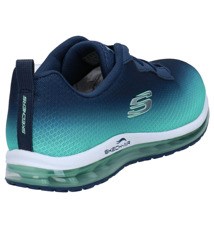 Skechers Blauwe Sneakers in stof (272775)