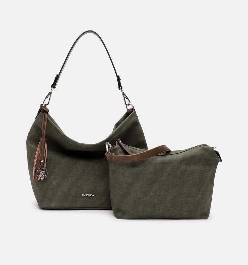 Emily & Noah Elke Donkergroene Schoudertas voor dames (378837)