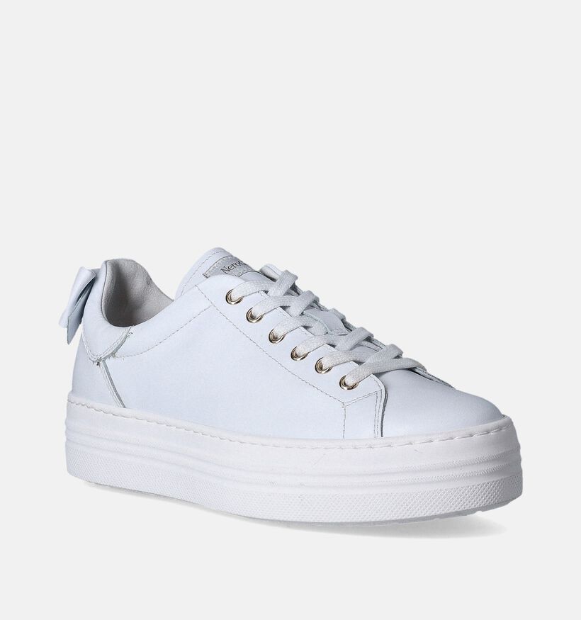 NeroGiardini Witte Sneakers voor dames (351909) - geschikt voor steunzolen