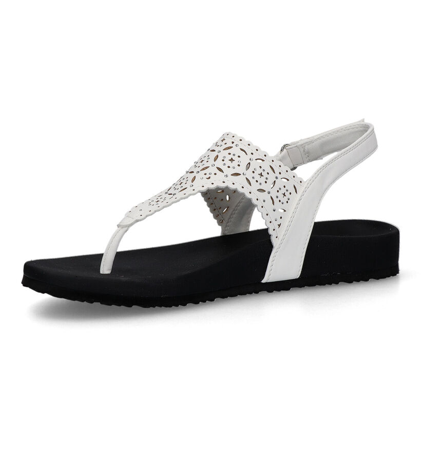 Skechers Arch Fit Treasud Witte Sandalen voor dames (324036)