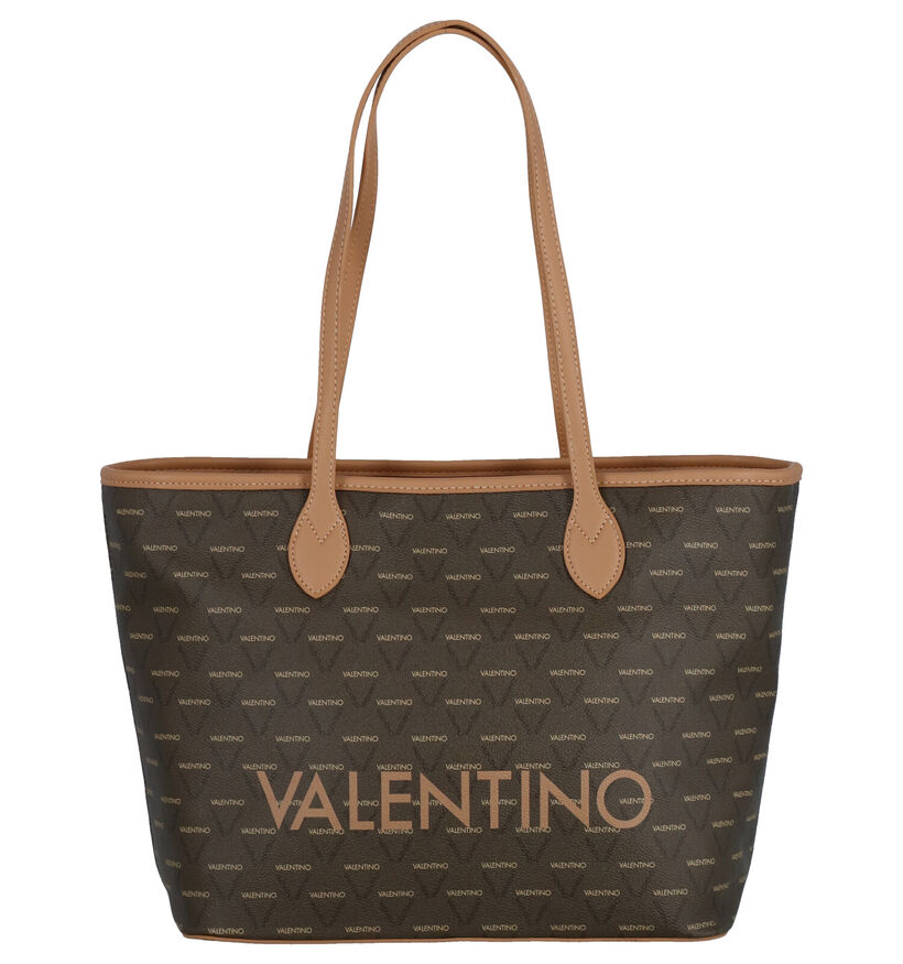 Valentino Handbags Liuto Cabas en Brun en simili cuir (259225)