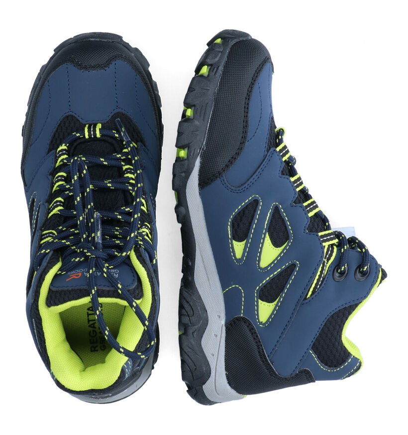 Regatta Holcombe Chaussures de randonnée en Bleu pour garçons (313309) - pour semelles orthopédiques