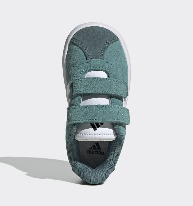 adidas VL Court 3.0 Groene Sneakers voor jongens (365357) - geschikt voor steunzolen
