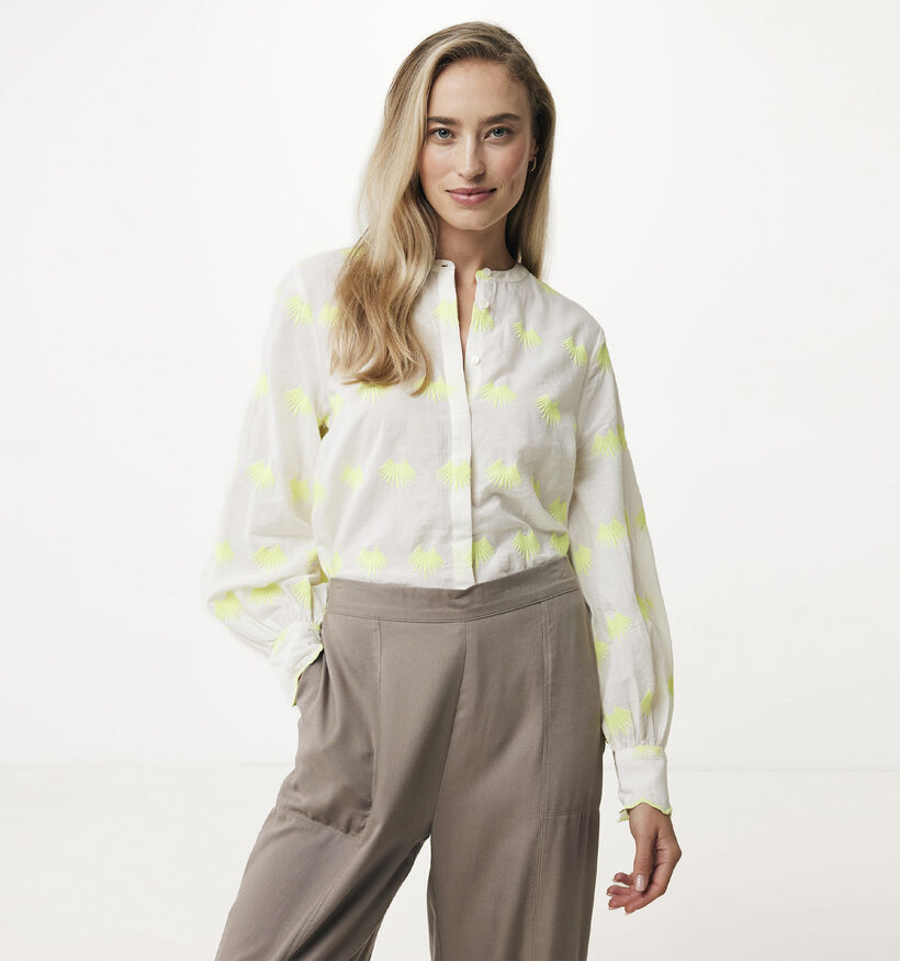 Mexx Embroidered Witte Blouse voor dames (337014)