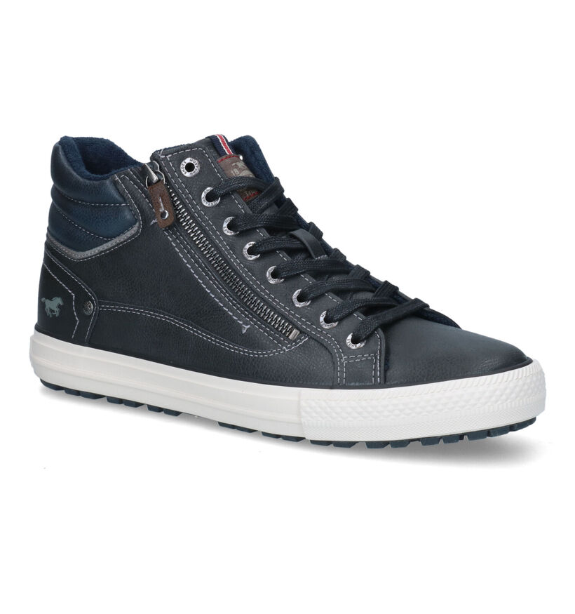 Mustang Chaussures hautes en Brun foncé pour hommes (329590)