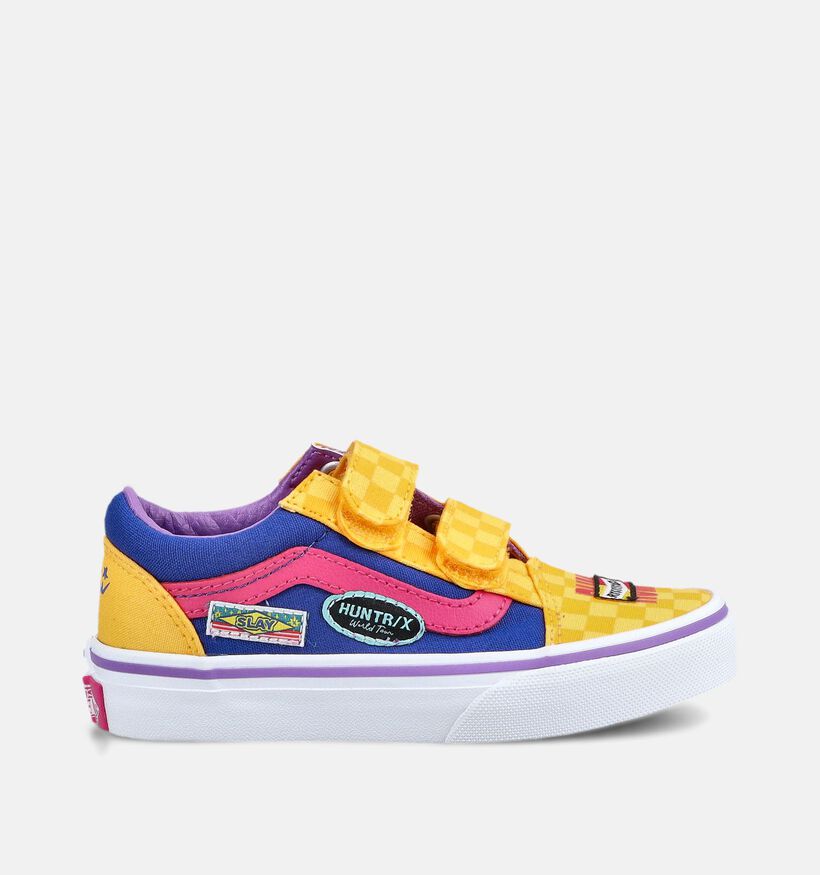 Vans Old Skool x KPop Demon Hunters Blauwe/Multi Sneakers voor meisjes, jongens (381687)