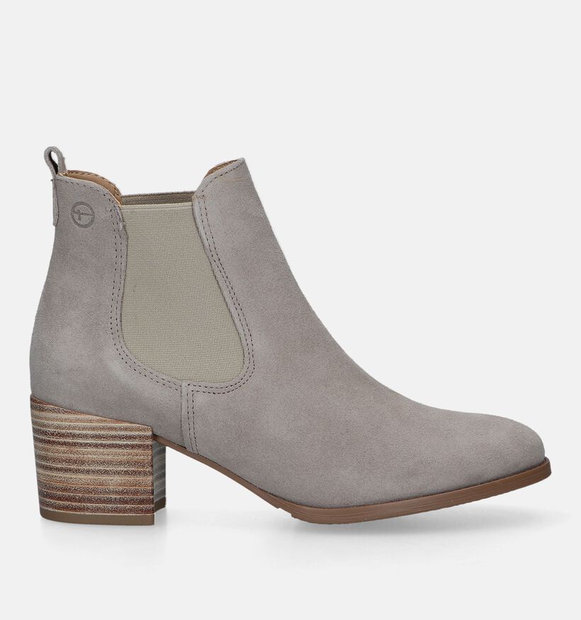 Tamaris Bottines à talons en Taupe pour femmes (335995)