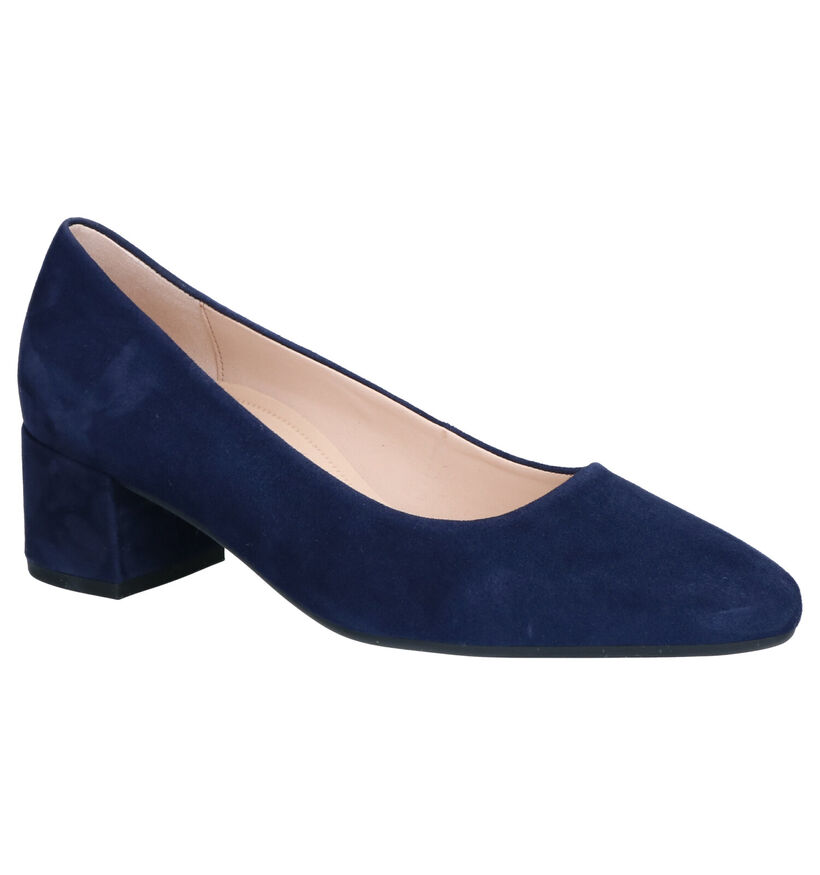 Gabor Soft Move Blauwe Pumps in daim (271511)