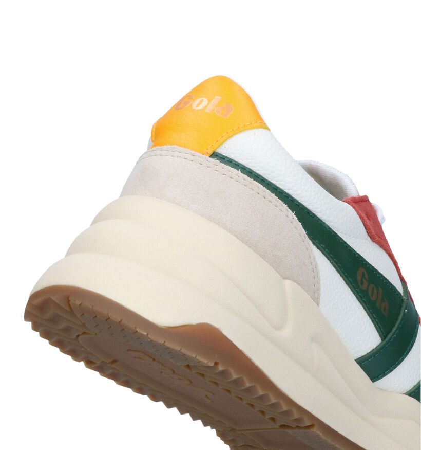 Gola Saturn Quadrant Witte Sneakers voor heren (320378) - geschikt voor steunzolen