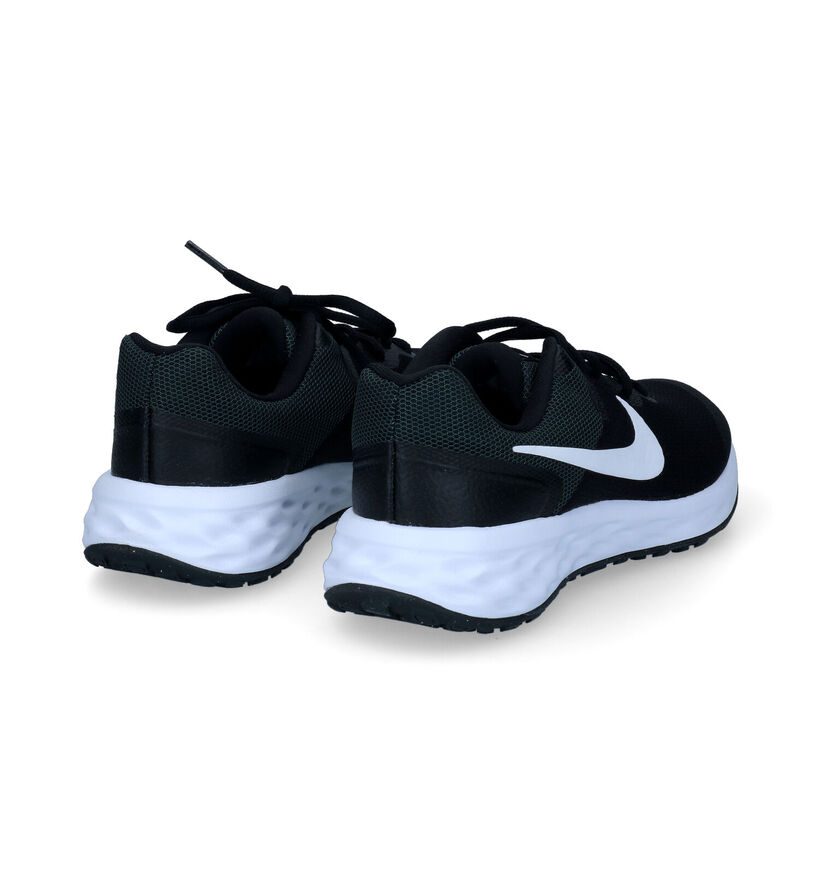 Nike Revolution 6 GS Zwarte Sneakers voor meisjes, jongens (325357)