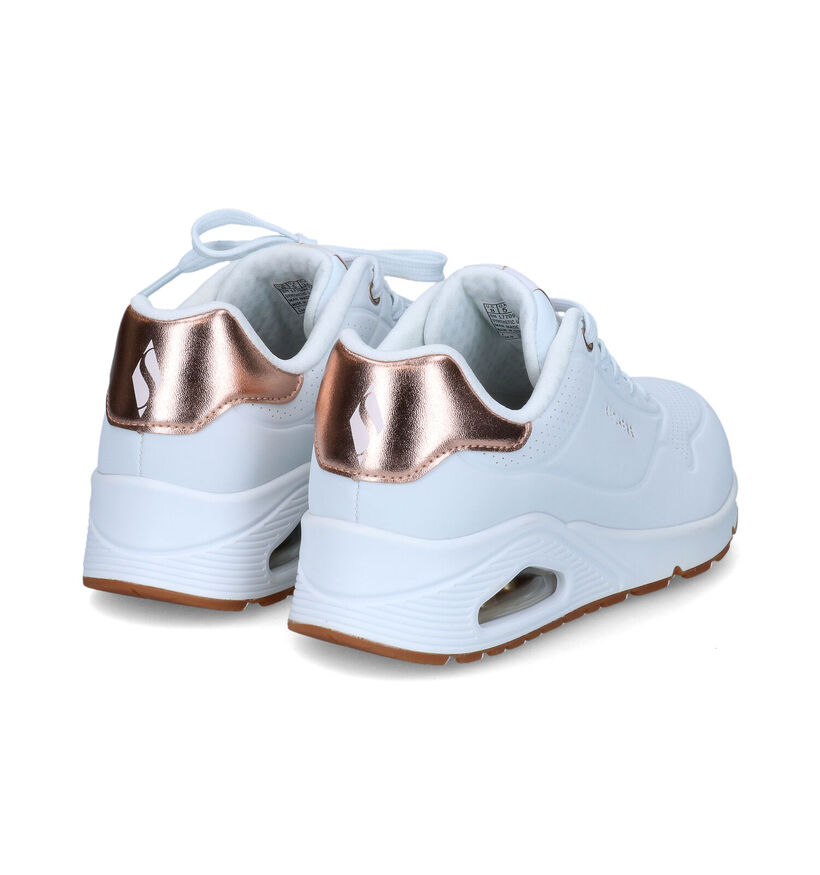 Skechers Uno Golden Air Baskets en Noir/Or pour femmes (359714) - pour semelles orthop&eacute;diques