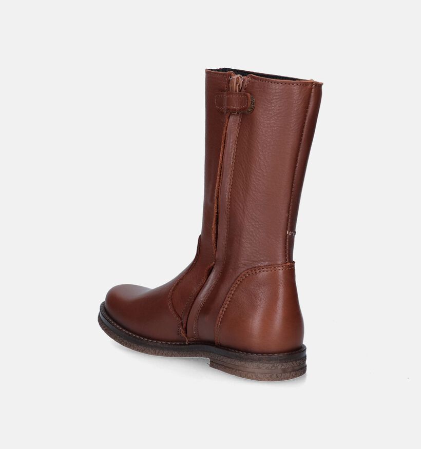 Little David Pepita Bottes en Cognac pour filles (349378) - pour semelles orthopédiques