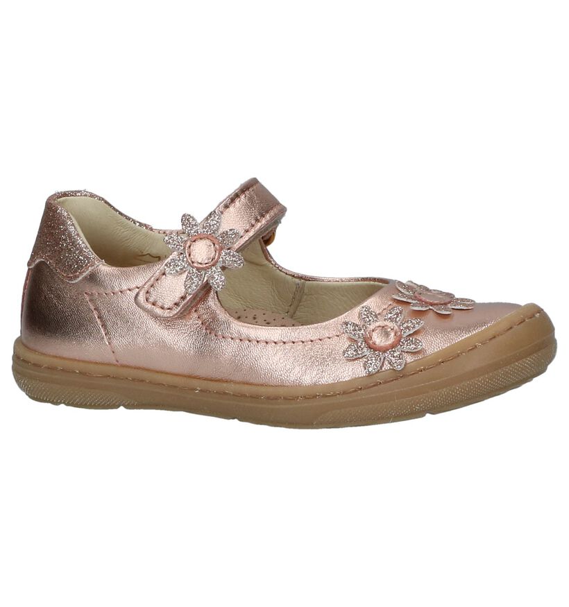 Lunella Ballerines en Rose en cuir (245613)