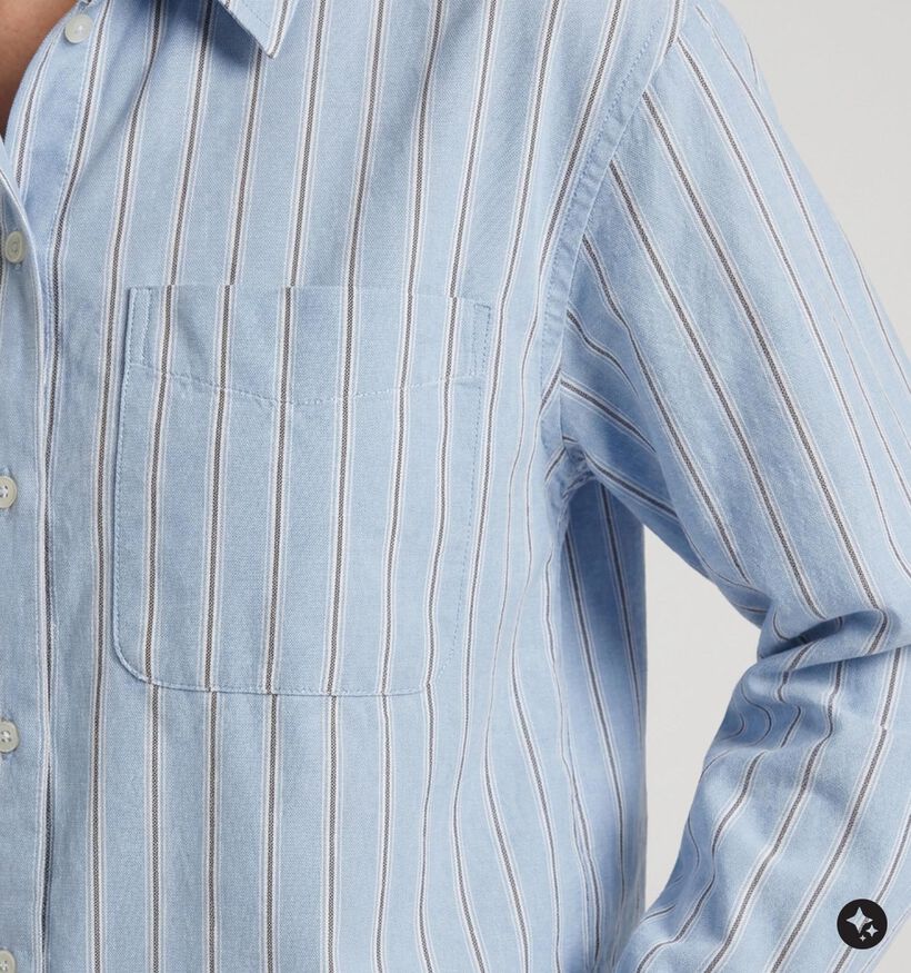 Vero Moda Aria Blouse en Bleu pour femmes (381324)