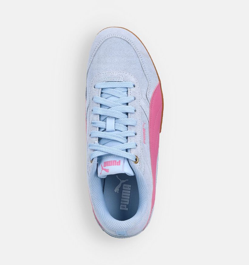 Puma Bella Donna Lichtblauwe/Roze Sneakers voor dames (359150) - geschikt voor steunzolen