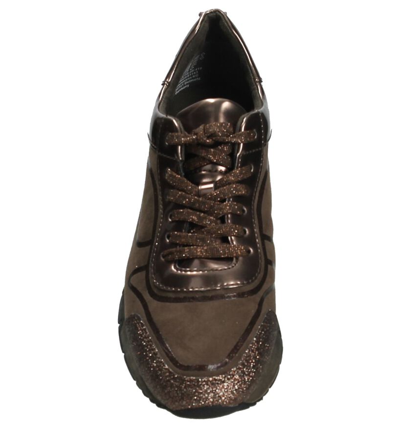 Bronzen Veterschoenen Tamaris in stof (202686)