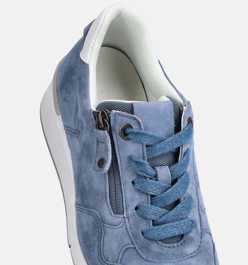 Gabor Blauwe Sportieve Sneakers voor dames (368367) - geschikt voor steunzolen