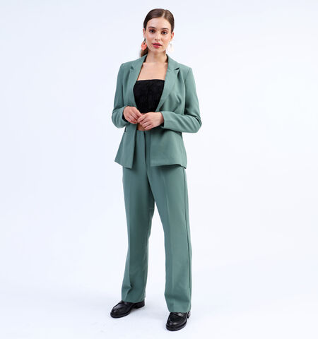 Geklede broek groen L32