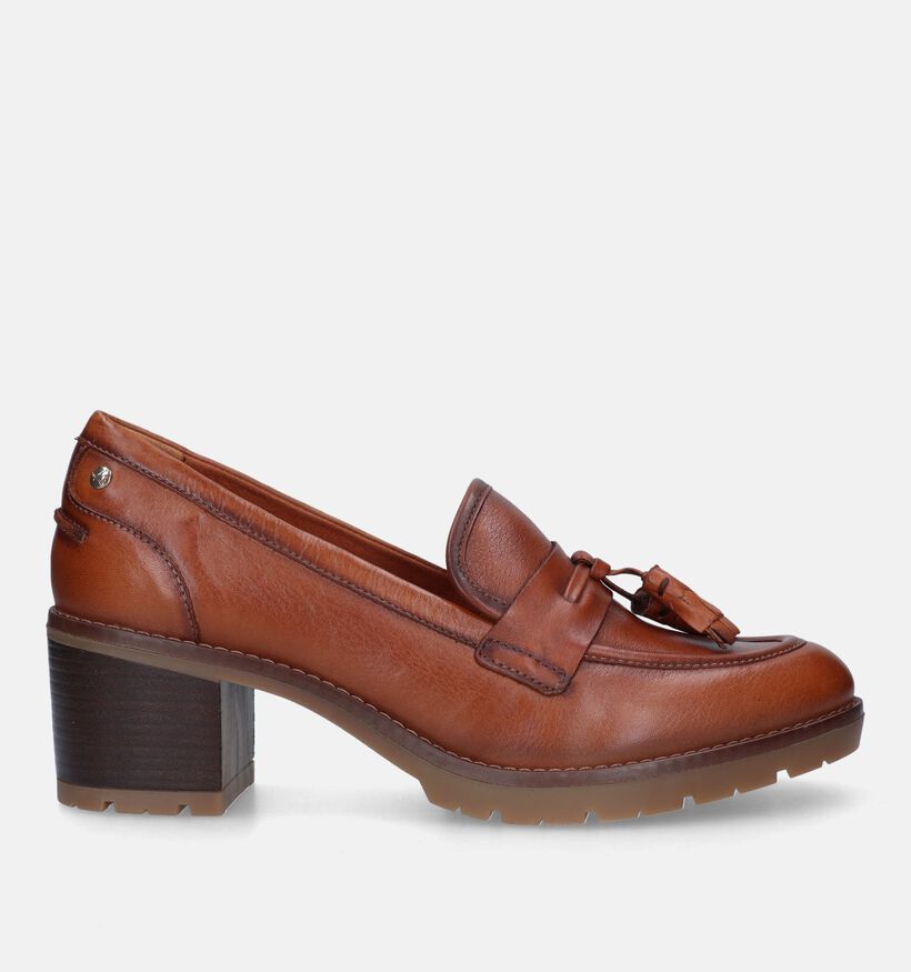 Pikolinos Llanes Cognac Mocassins met hak voor dames (329618)