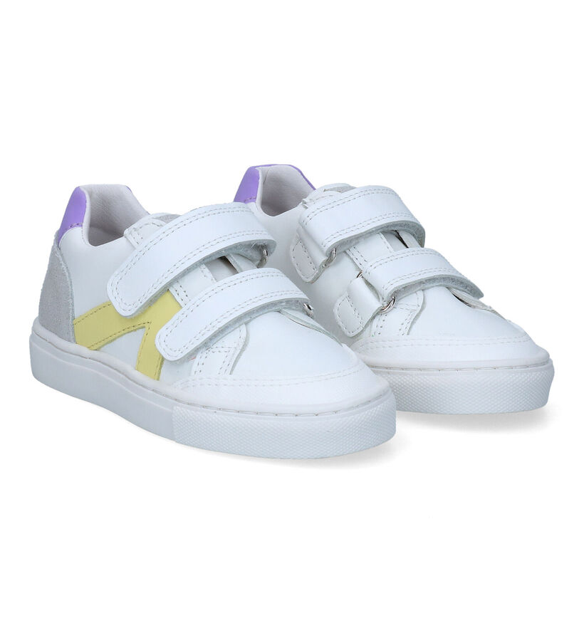 CKS Crown Chaussures à velcro en Blanc pour filles (308155) - pour semelles orthopédiques