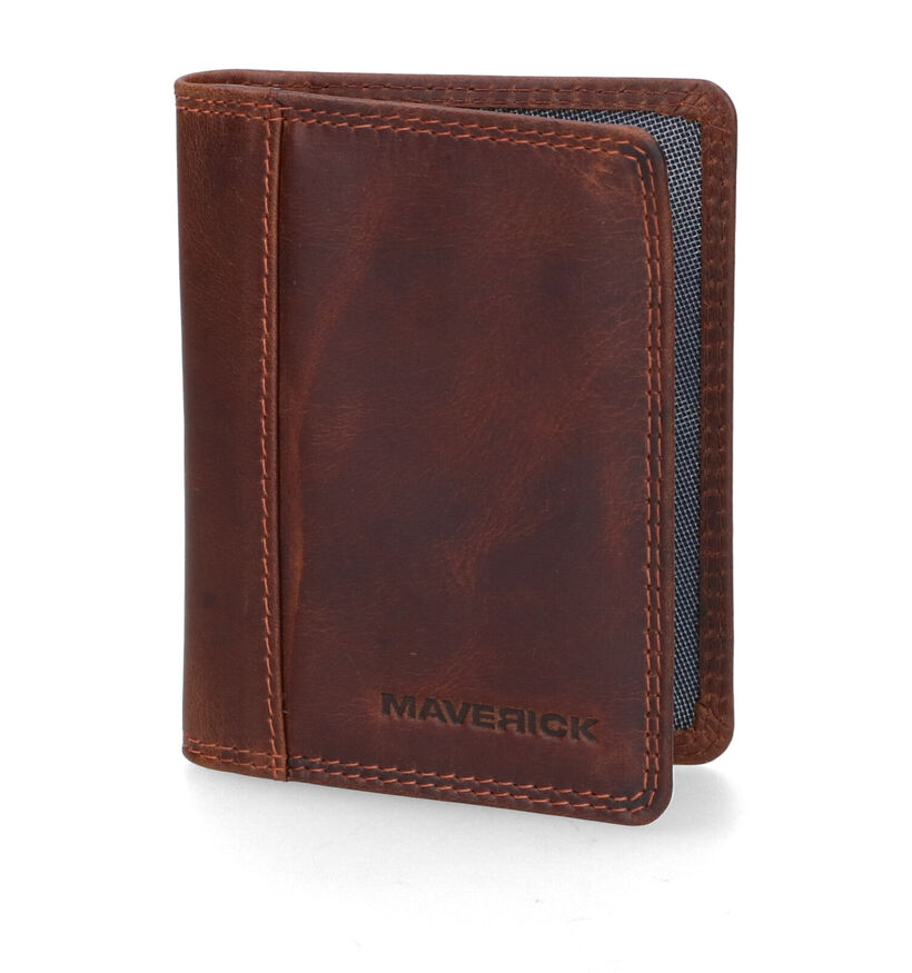 Maverick Porte-cartes en Brun pour hommes (331103)