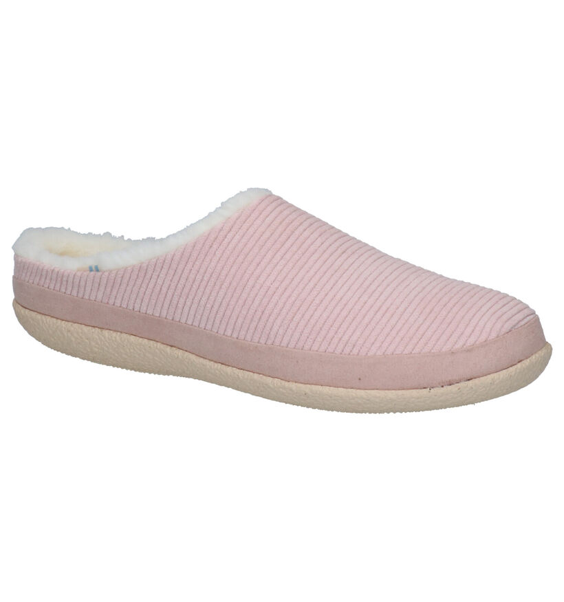 Toms Ivy Slip Roze Pantoffels in stof (256495)