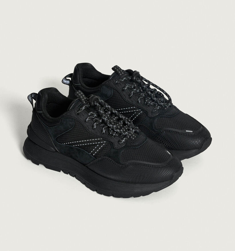 City Lage schoenen Zwart voor heren (360151) - geschikt voor steunzolen