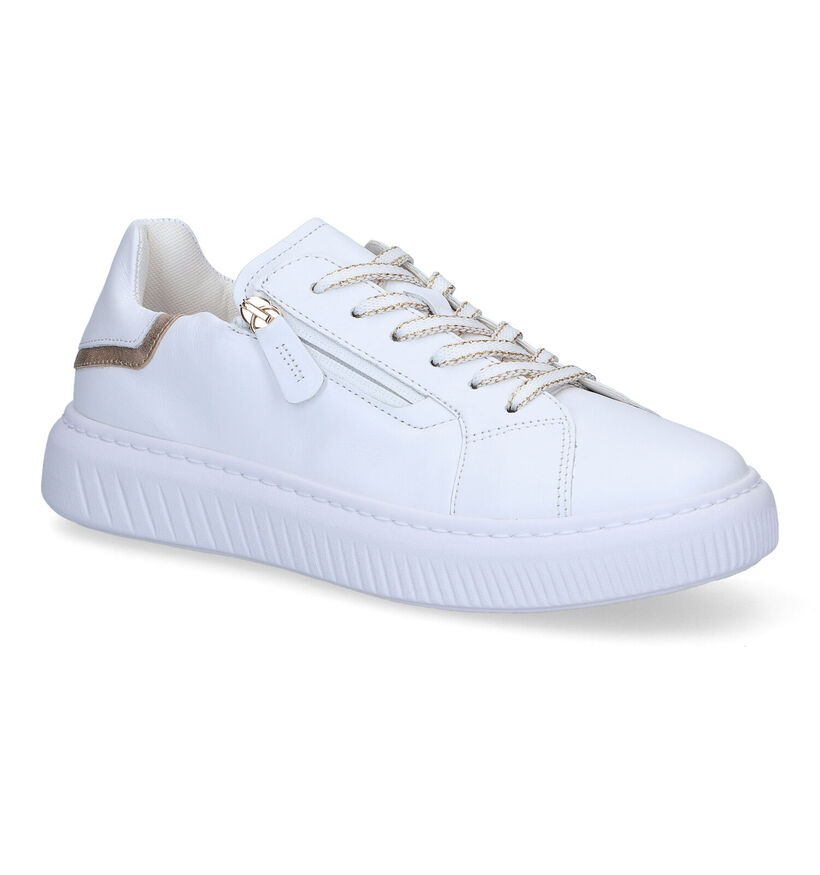 Gabor OptiFit Witte Sneakers in leer (308431)