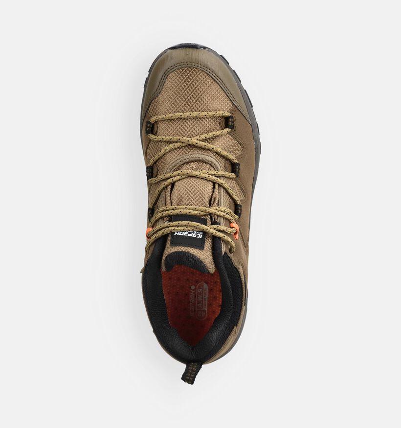 Icepeak Ahola Kakigroene Lage Wandelschoenen voor heren (373302) - geschikt voor steunzolen